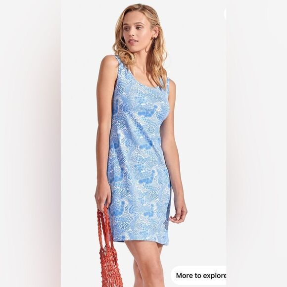 Persifor Smitty Floral Fruit Scoop Neck Tank Dress - Picture 2 of 6